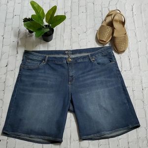 Kut from the Kloth Blue Denim Jean Shorts